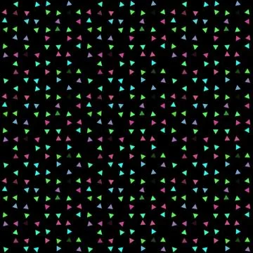 Abstract seamless pattern background with multi-colored varied triangles. Stock Illustration