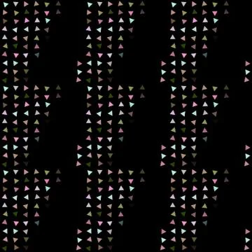 Abstract seamless pattern background with multi-colored varied triangles. Stock-Illustration