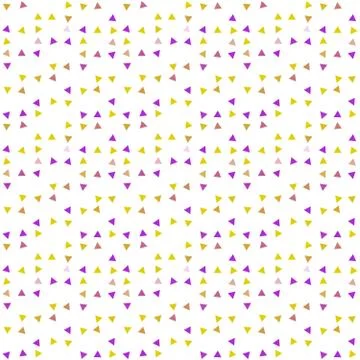 Abstract seamless pattern background with multi-colored varied triangles. Stock Illustration