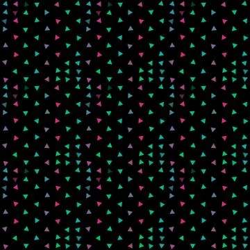 Abstract seamless pattern background with multi-colored varied triangles. Stock Illustration