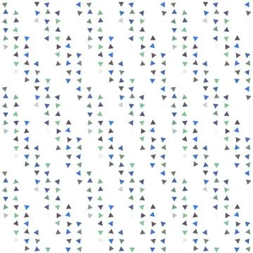 Abstract seamless pattern background with multi-colored varied triangles. Stock Illustration