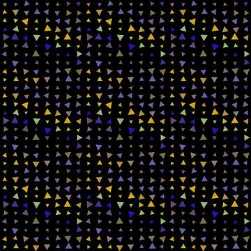 Abstract seamless pattern background with multi-colored varied triangles. Stock Illustration