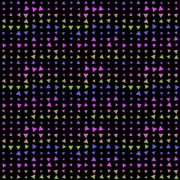 Abstract seamless pattern background with multi-colored varied triangles. Stock Illustration