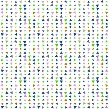 Abstract seamless pattern background with multi-colored varied triangles. Stock Illustration