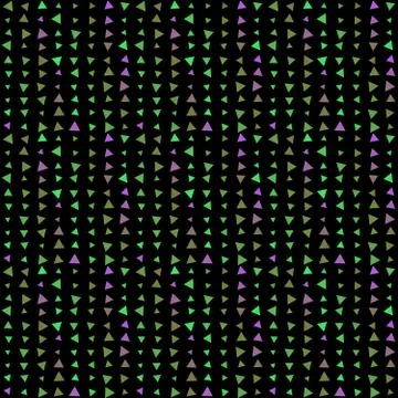 Abstract seamless pattern background with multi-colored varied triangles. Stock Illustration