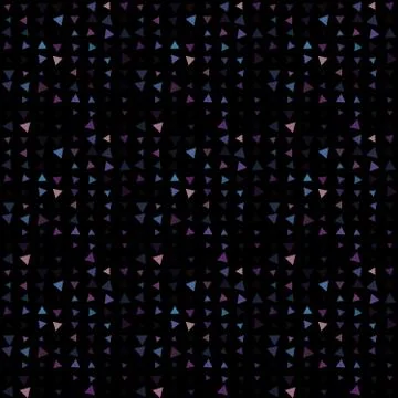 Abstract seamless pattern background with multi-colored varied triangles. Stock-Illustration