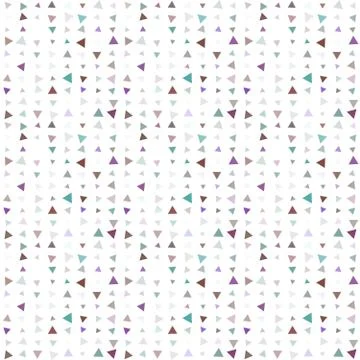 Abstract seamless pattern background with multi-colored varied triangles. Stock Illustration