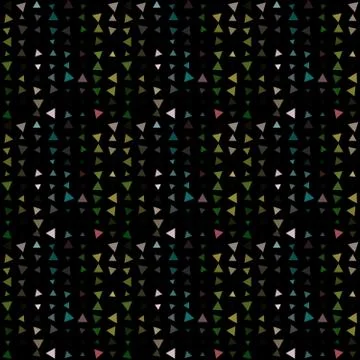 Abstract seamless pattern background with multi-colored varied triangles. Stock-Illustration