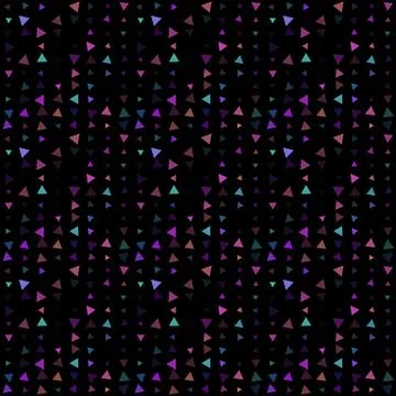 Abstract seamless pattern background with multi-colored varied triangles. Stock Illustration