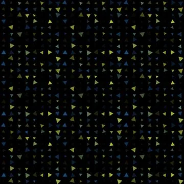 Abstract seamless pattern background with multi-colored varied triangles. Stock Illustration
