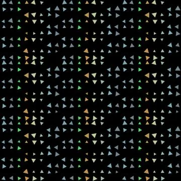 Abstract seamless pattern background with multi-colored varied triangles. Stock Illustration