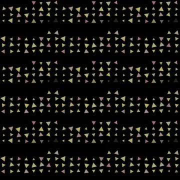 Abstract seamless pattern background with multi-colored varied triangles. Stock Illustration