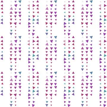 Abstract seamless pattern background with multi-colored varied triangles. Stock-Illustration