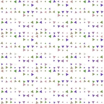 Abstract seamless pattern background with multi-colored varied triangles. Stock Illustration