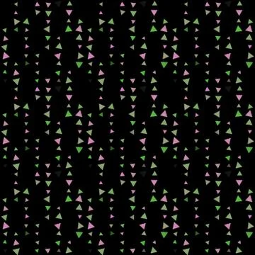 Abstract seamless pattern background with multi-colored varied triangles. Stock Illustration