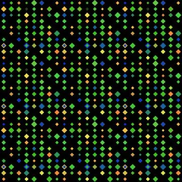 Abstract seamless pattern background with multicolored various rhombuses. Stock Illustration