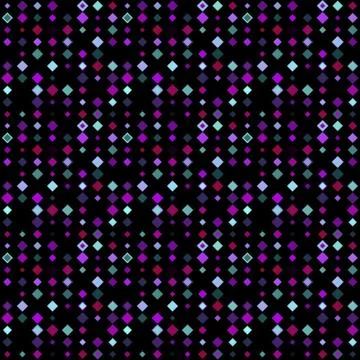 Abstract seamless pattern background with multicolored various rhombuses. Stock Illustration