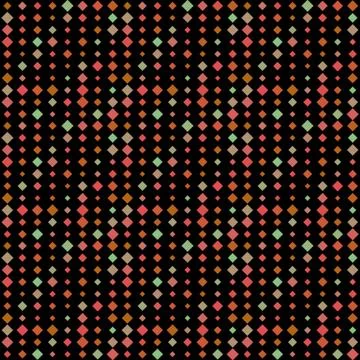 Abstract seamless pattern background with multicolored various rhombuses. Stock Illustration
