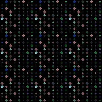 Abstract seamless pattern background with multicolored various rhombuses. Stock Illustration