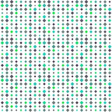 Abstract seamless pattern background with multicolored various rhombuses. Stock-Illustration