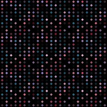 Abstract seamless pattern background with multicolored various rhombuses. Stock Illustration