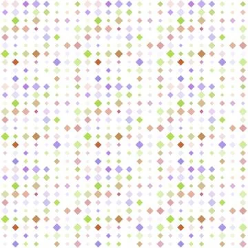 Abstract seamless pattern background with multicolored various rhombuses. Stock Illustration