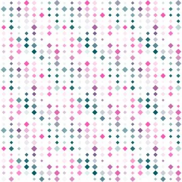 Abstract seamless pattern background with multicolored various rhombuses. Stock Illustration