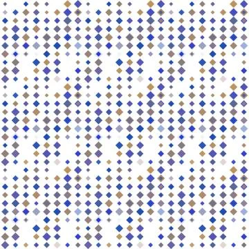 Abstract seamless pattern background with multicolored various rhombuses. Stock Illustration