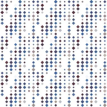 Abstract seamless pattern background with multicolored various rhombuses. Stock Illustration
