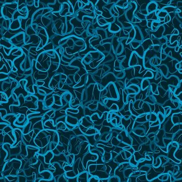 Abstract seamless pattern background of random curved lines for fabric design Stock Illustration