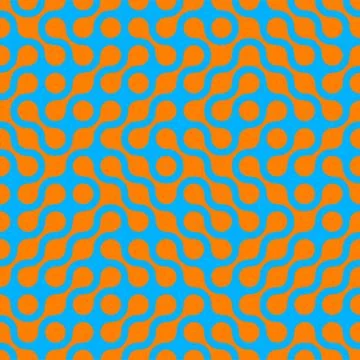 Abstract seamless pattern background for trendy modern digital technology Illustrazione stock