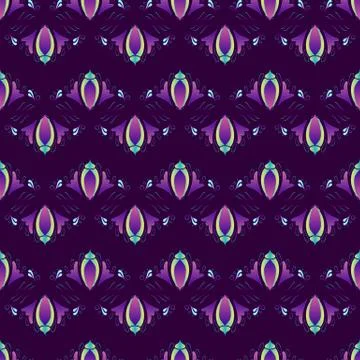 Abstract seamless pattern. Beautiful elements. Lilac geometric ornament. Stock Illustration