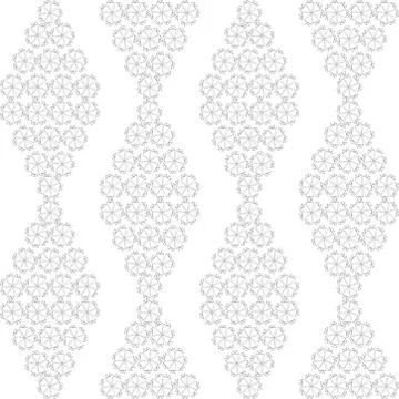 Abstract seamless pattern.  Black and white. Stock Illustration