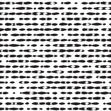 Abstract seamless pattern in black and white. Illustrazione stock