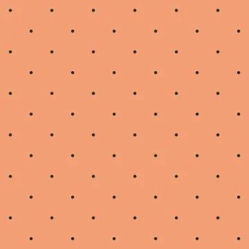Abstract seamless pattern with black dot on a cream background.  Stock Illustration