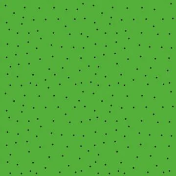 Abstract seamless pattern with black dot on a green background.  Illustrazione stock