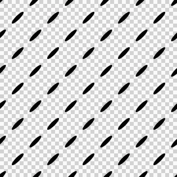 Abstract seamless pattern with black dotted diagonal lines from ovals Stock Photos