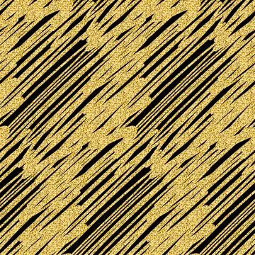 Abstract seamless pattern black gold color design Illustrazione stock