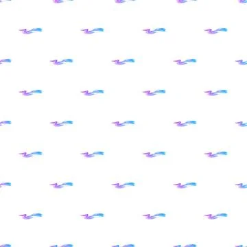 Abstract seamless pattern with blue and purple brush strokes Illustrazione stock