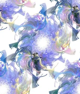 Abstract seamless pattern in blue 写真素材