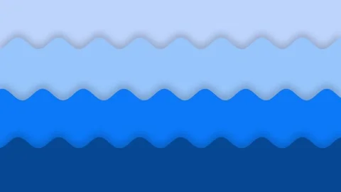 Abstract seamless pattern of blue waves, representing water, sea, or ocean,.. Stock Footage 304933386