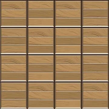 Abstract seamless pattern of brown wood parquet floor tiles.Design geometric Stock Illustration
