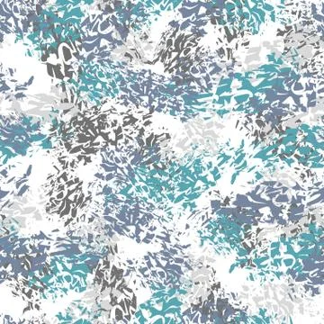 Abstract seamless pattern brushstroke, paint stains. Military background. arm Stock Illustration