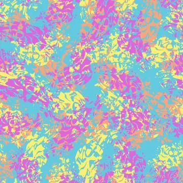 Abstract seamless pattern brushstroke, paint stains Stock Illustration