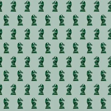 Abstract Seamless pattern in chess style Stock Illustration