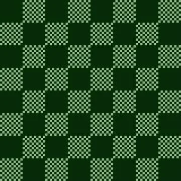 Abstract Seamless pattern in chess style Stock Illustration