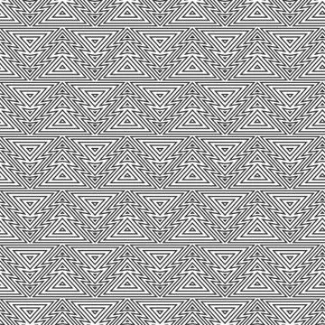 Abstract seamless pattern of Christmas trees Stock Illustration