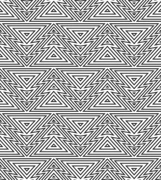 Abstract seamless pattern of Christmas trees Illustrazione stock