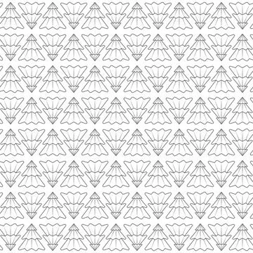 Abstract seamless pattern with Christmas trees. Stock Illustration