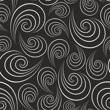 Abstract seamless pattern with circles. Illustrazione stock